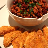 Random image: Dirrrty rice and beans with Cajun spiced tofu